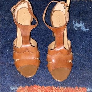 Franco Sarto Leather Boho Sandal